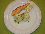 Blumenkohl mit Zitronen- Kapernsoße - Rezept
