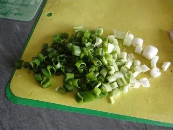 Hähnchenbrustfilets mit Cocktailfrüchten und frischen Erdbeeren - Rezept - Bild Nr. 6