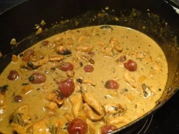 Hähnchenbrustfilets mit Cocktailfrüchten und frischen Erdbeeren - Rezept - Bild Nr. 11