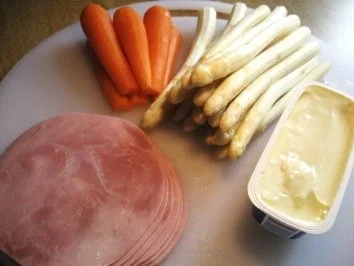 Spargel-Möhren-Päckchen ... - Rezept - Bild Nr. 3