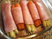 Spargel-Möhren-Päckchen ... - Rezept