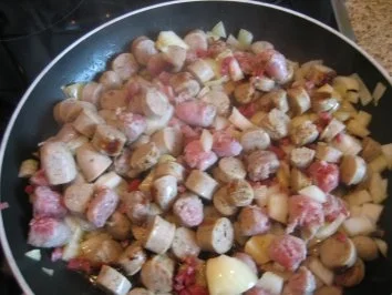 schmackhafte wurstpfanne - Rezept - Bild Nr. 2