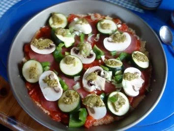 Rezept: Couscous-Pizza Bild Nr. 3 Couscous-Pizza - Rezept - Bild Nr. 3