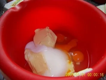 Pfirsichkuchen mit Pudding - Rezept