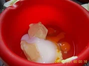 Pfirsichkuchen mit Pudding - Rezept