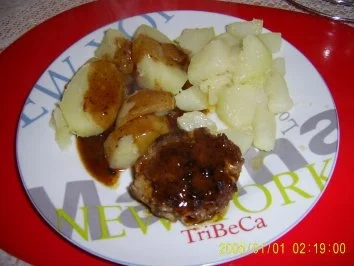 Fleischküchle und Kolrabi im Kartoffelkino - Rezept - Bild Nr. 4