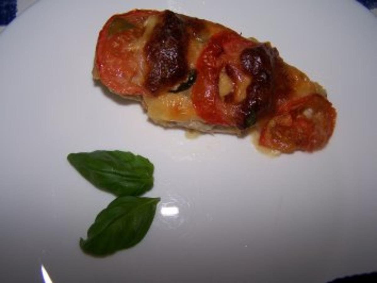 Hähnchenfilets mit Tomaten-Mozzarella-Fächer - Rezept - Bild Nr. 9