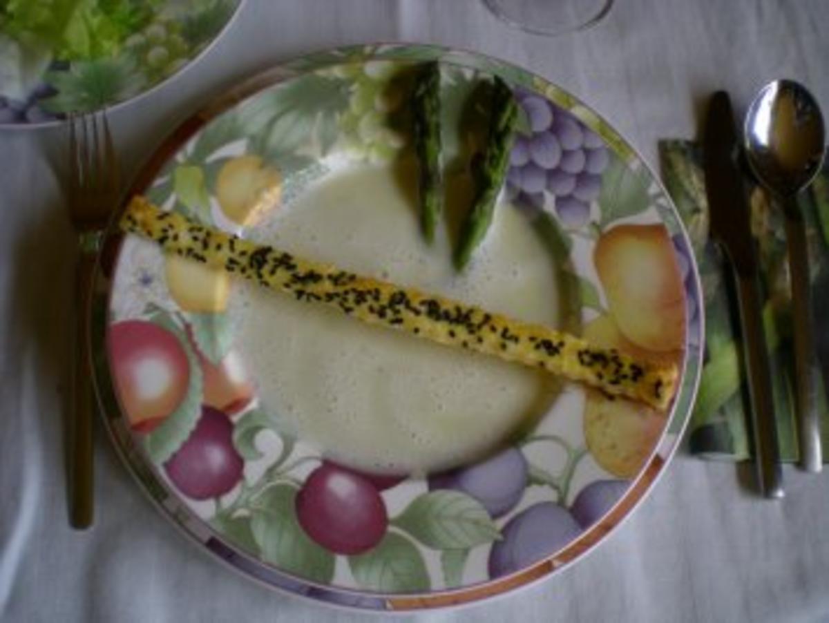 grüne Spargel Suppe - Rezept
