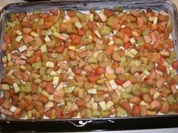 Rhabarberstreuselkuchen - Rezept