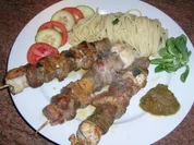 Spiedini misti spoletini (gemischte Fleischspieße aus Spoleto) - Rezept