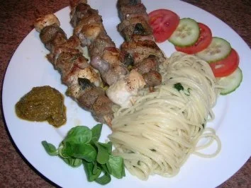 Rezept: Spiedini misti spoletini (gemischte Fleischspieße aus Spoleto) Bild Nr. 2 Spiedini misti spoletini (gemischte Fleischspieße aus Spoleto) - Rezept - Bild Nr. 2