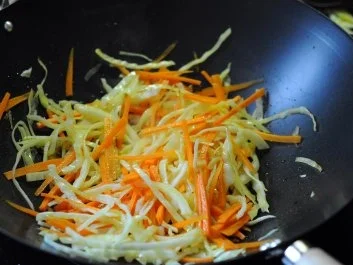 Reis mit Weißkraut und Karotten - Rezept - Bild Nr. 4