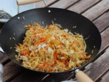 Reis mit Weißkraut und Karotten - Rezept