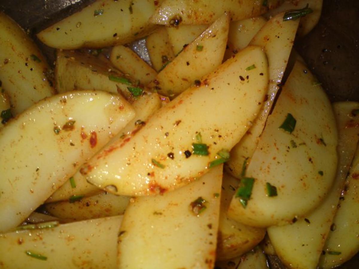 Kartoffelspalten aus dem Ofen - Rezept - Bild Nr. 3