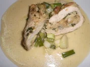 Putenröllchen mit Semmelfüllung - Rezept