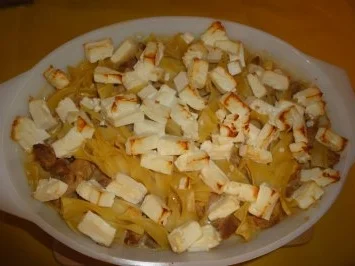 Schwein, Nudeln, Schafskäse im Auflauf - Rezept - Bild Nr. 9