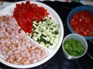 Rezept: Herziger Nudel-Gemüse-Spaß Bild Nr. 3 Herziger Nudel-Gemüse-Spaß - Rezept - Bild Nr. 3