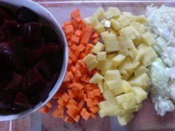 Rezept: Feines Rote Beete Süppchen Bild Nr. 5 Feines Rote Beete Süppchen - Rezept - Bild Nr. 5