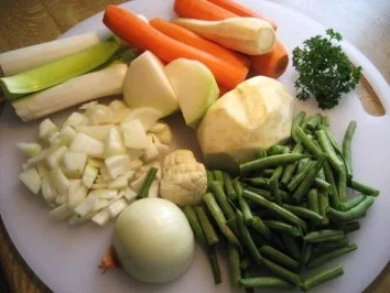 Rezept: Quer durch den Garten-Eintopf hieß es früher .... Bild Nr. 2 Quer durch den Garten-Eintopf hieß es früher .... - Rezept - Bild Nr. 2