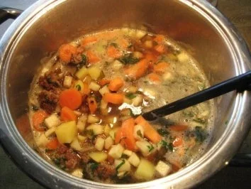 Rezept: Quer durch den Garten-Eintopf hieß es früher .... Bild Nr. 5 Quer durch den Garten-Eintopf hieß es früher .... - Rezept - Bild Nr. 5