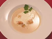 Rezept: Brotsuppe mit Scampi - Acorda de camarao Brotsuppe mit Scampi - Acorda de camarao - Rezept