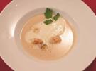 Brotsuppe mit Scampi - Acorda de camarao - Rezept