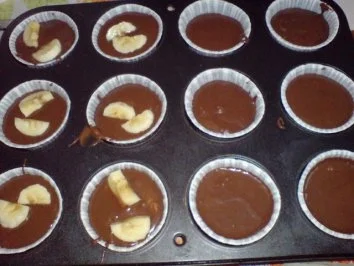 Bananen-Muffin mit flüssigem Kern - Rezept - Bild Nr. 12