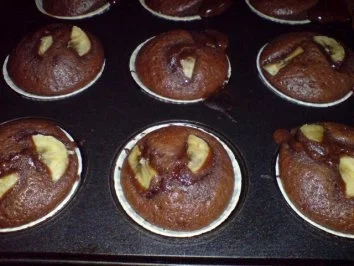 Bananen-Muffin mit flüssigem Kern - Rezept - Bild Nr. 14