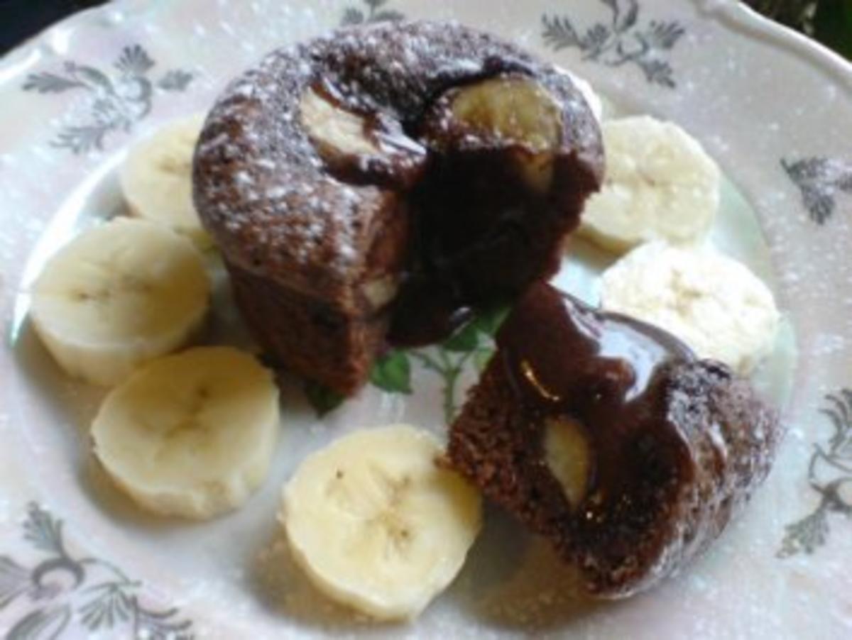 Bananen-Muffin mit flüssigem Kern - Rezept - Bild Nr. 15