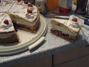 Torte - BESCHWIPSTE KIRSCHEN FÜR EUCH - Rezept - Bild Nr. 9