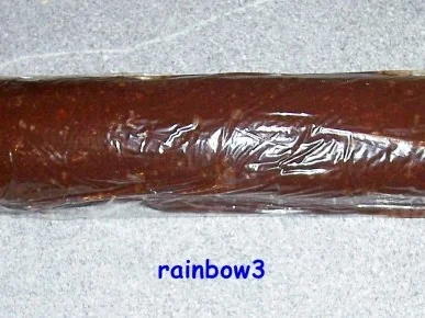 Rezept: Süßes: Schokoladen-Salami Bild Nr. 3 Süßes: Schokoladen-Salami - Rezept - Bild Nr. 3