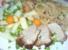 Schweinefilet in Zwiebelsoße - Rezept