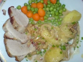 Schweinefilet in Zwiebelsoße - Rezept - Bild Nr. 17