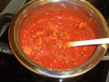 Rezept: Meine kunterbunte Pasta-Soße Bild Nr. 5 Meine kunterbunte Pasta-Soße - Rezept - Bild Nr. 5