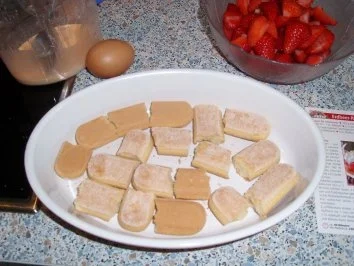 Rhabarber-Erdbeer-Auflauf - Rezept - Bild Nr. 2