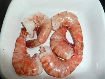 Rezept: TAPAS/FISCH:Langostinos mit Melone und Spargel Bild Nr. 2 TAPAS/FISCH:Langostinos mit Melone und Spargel - Rezept - Bild Nr. 2