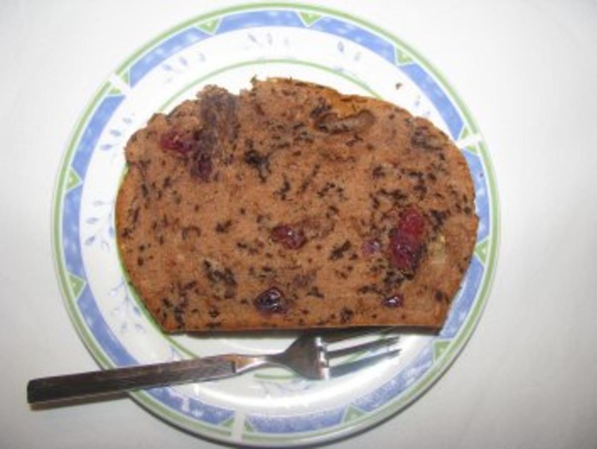 Schoko-Cranberry-Kuchen - Rezept