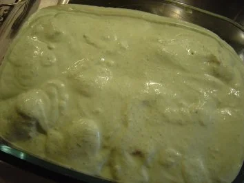 Rezept: Hackbällchen in Kräuter-Feta-Sauce, überbacken Bild Nr. 5 Hackbällchen in Kräuter-Feta-Sauce, überbacken - Rezept - Bild Nr. 5