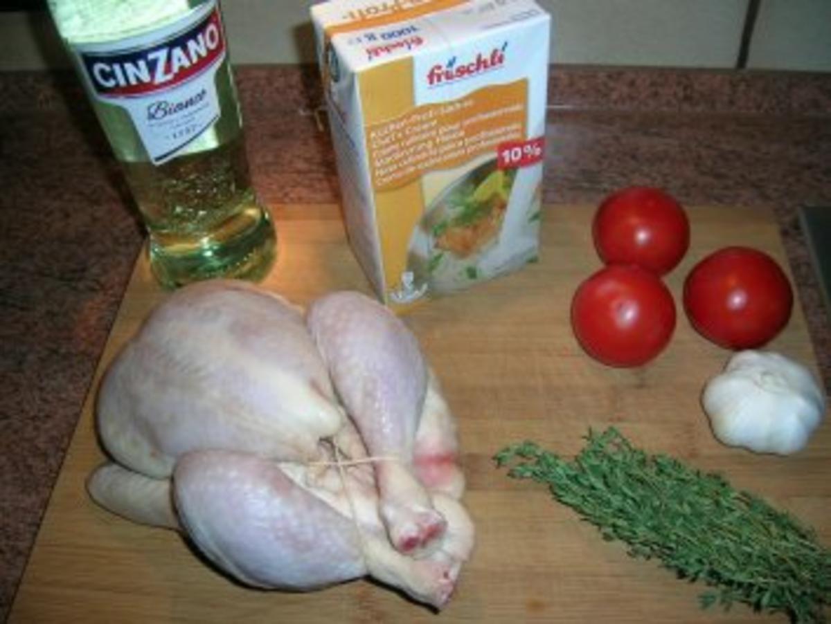 Huhn in Wermutsahne (Pollo alla panna) es schmeckt einfach genial und lecker - Rezept - Bild Nr. 2