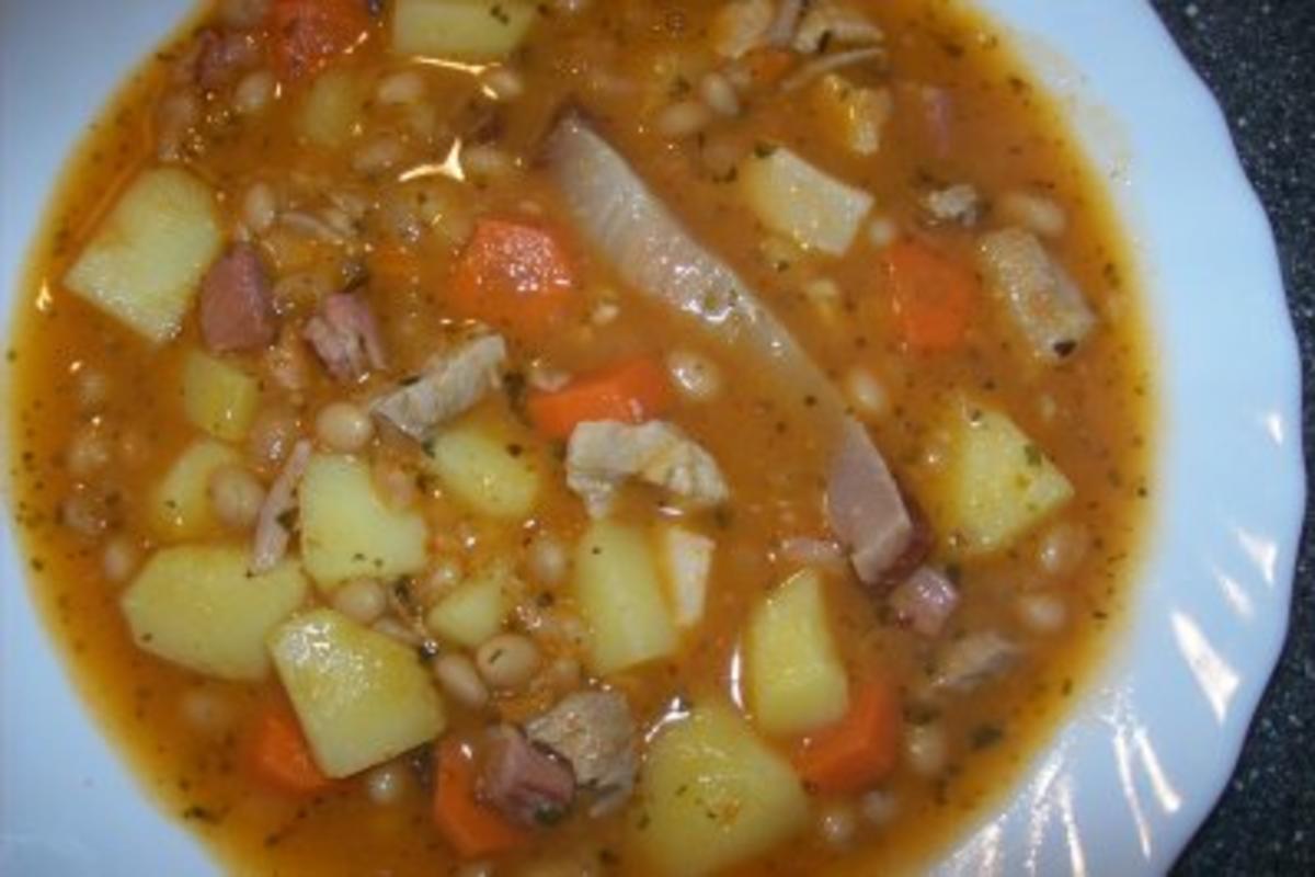 Eintopf - Bohnensuppe - Rezept - Bild Nr. 10