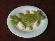 Weingelee und weiße Schokoladen - Grappa - Mousse - Rezept