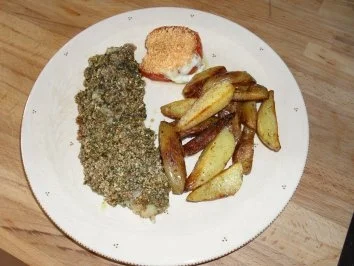 Fischfilet mit Kräuterkruste - Rezept