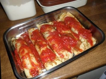 Flädle-gefüllt mit Blattspinat - Rezept - Bild Nr. 5