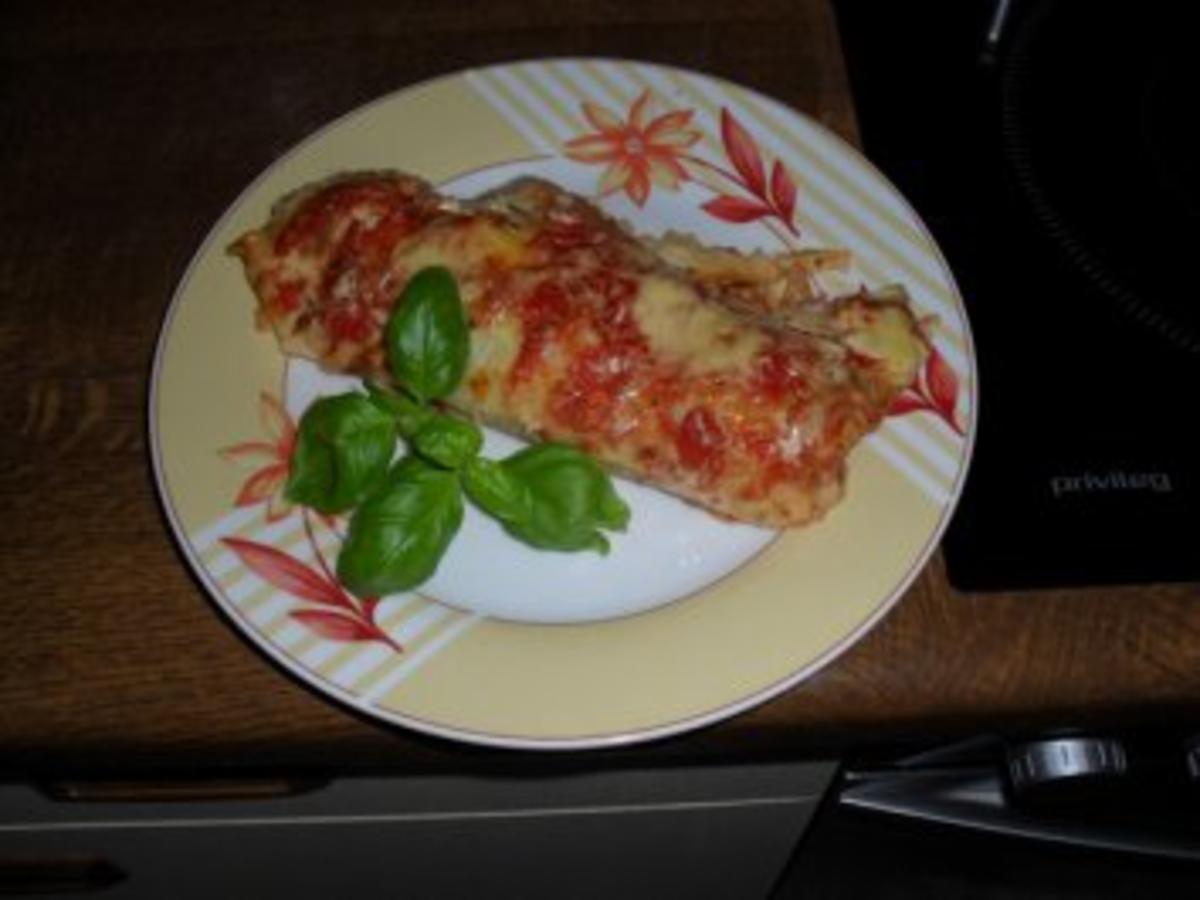 Flädle gefüllt mit Blattspinat - einfach - 25 kcal/100g