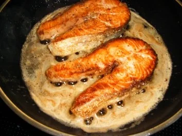 Rezept: Lachssteaks mit Dillsoße Bild Nr. 4 Lachssteaks mit Dillsoße - Rezept - Bild Nr. 4