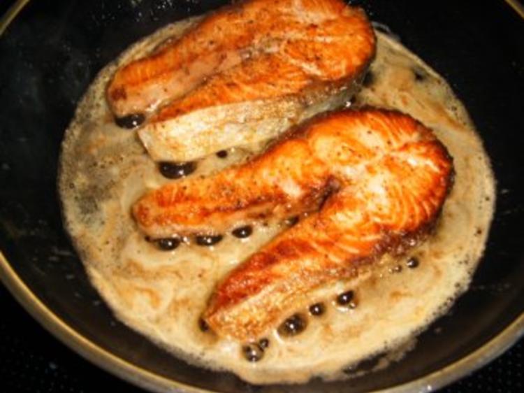 Lachssteaks mit Dillsoße - schnell &amp; einfach - von wastel