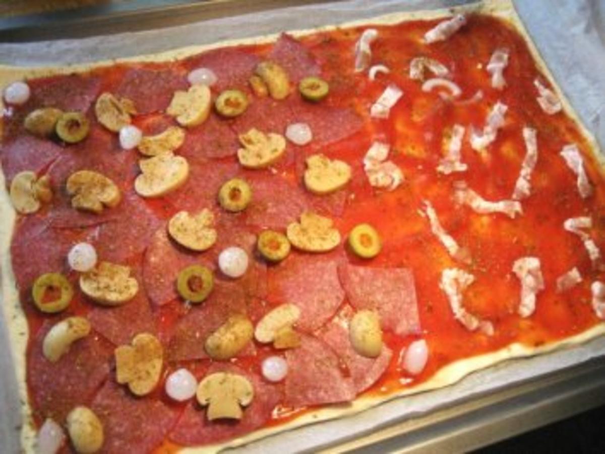 Pizza - (ein Jeder macht sie anders) ... - Rezept - Bild Nr. 4