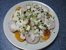 Rezept: Salat - mit Orange und Hähnchenfilet Salat - mit Orange und Hähnchenfilet - Rezept