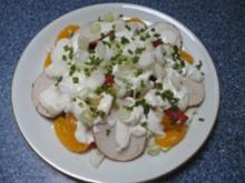 Salat - mit Orange und Hähnchenfilet - Rezept