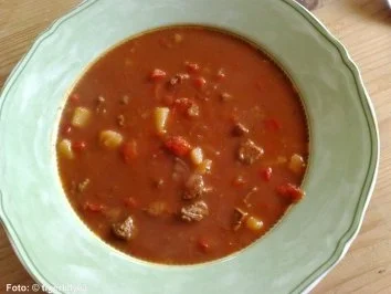 Rezept: Ungarische Gulaschsuppe Bild Nr. 2 Ungarische Gulaschsuppe - Rezept - Bild Nr. 2